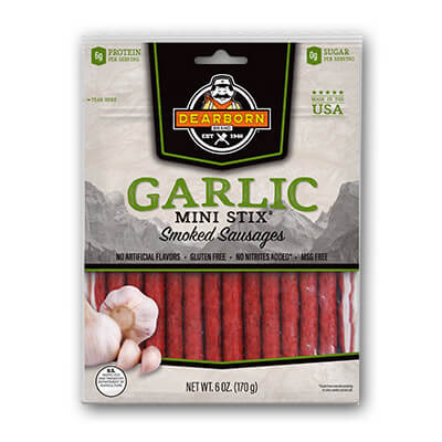 Dearborn Sausage Co Garlic Mini Stix