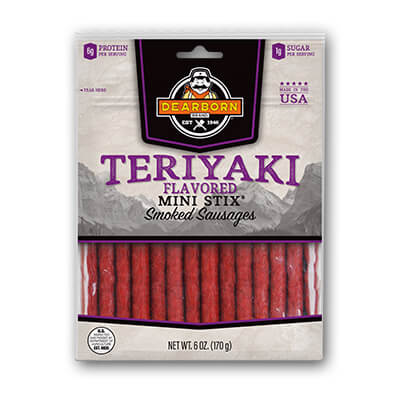 Dearborn Sausage Co Teriyaki Mini Stix